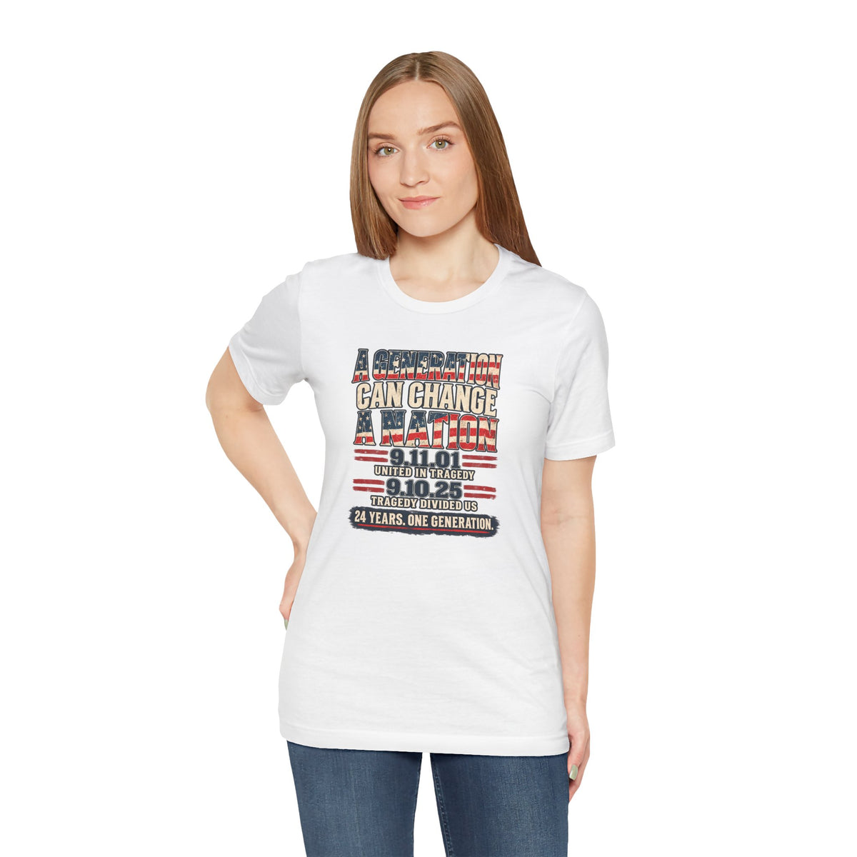 A Generation Can Change a Nation | Patriotic Graphic Tee