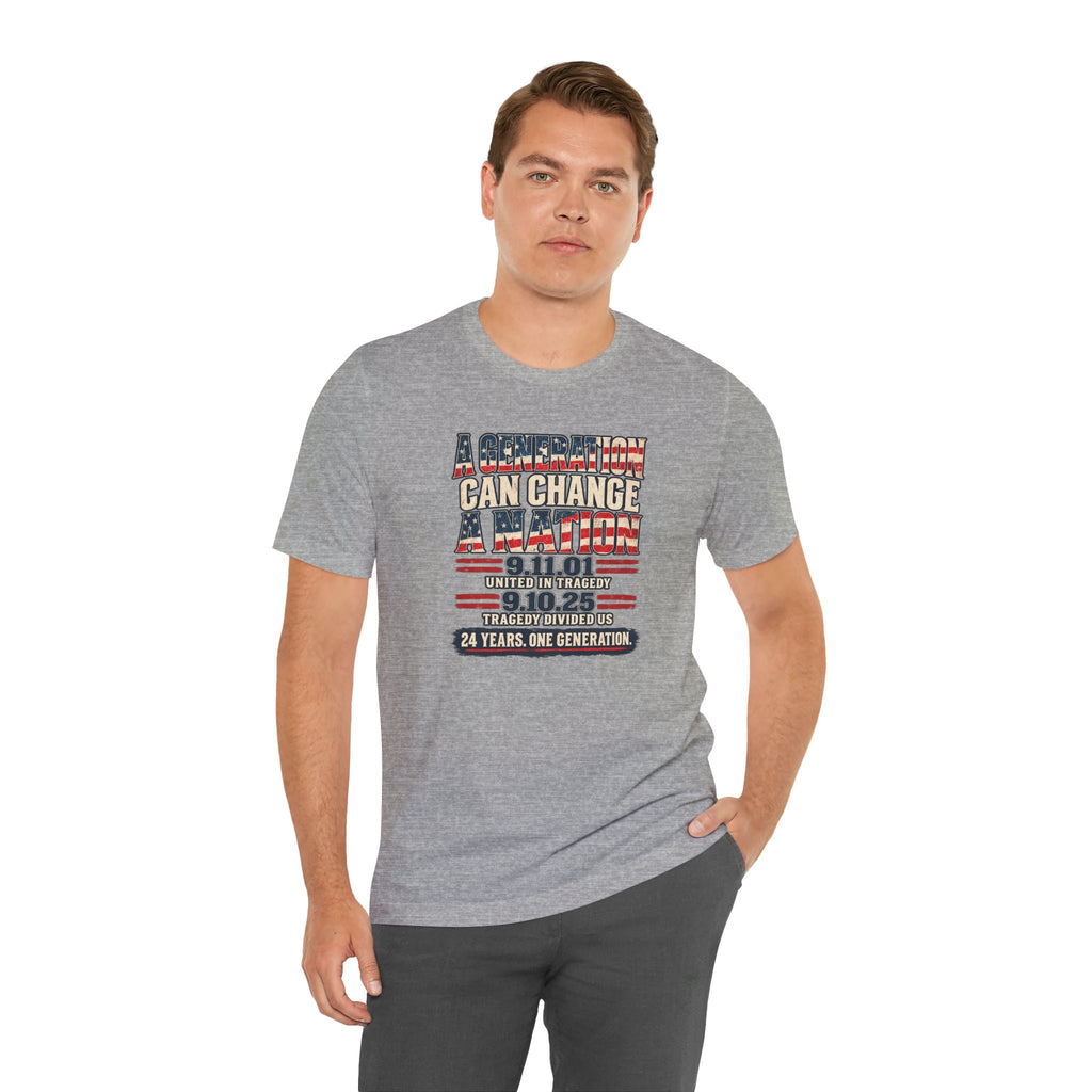 A Generation Can Change a Nation | Patriotic Graphic Tee
