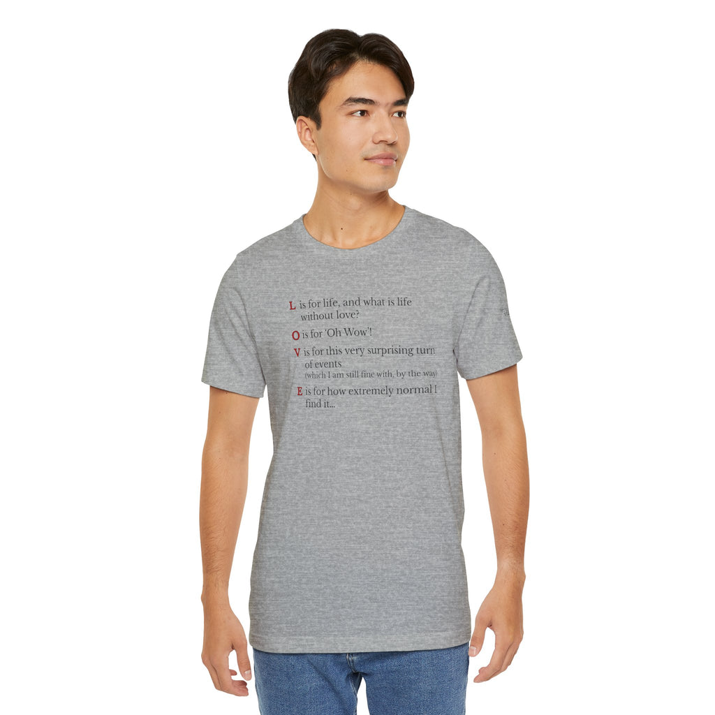 L is For Life Quote T-Shirt – Ross Inspired