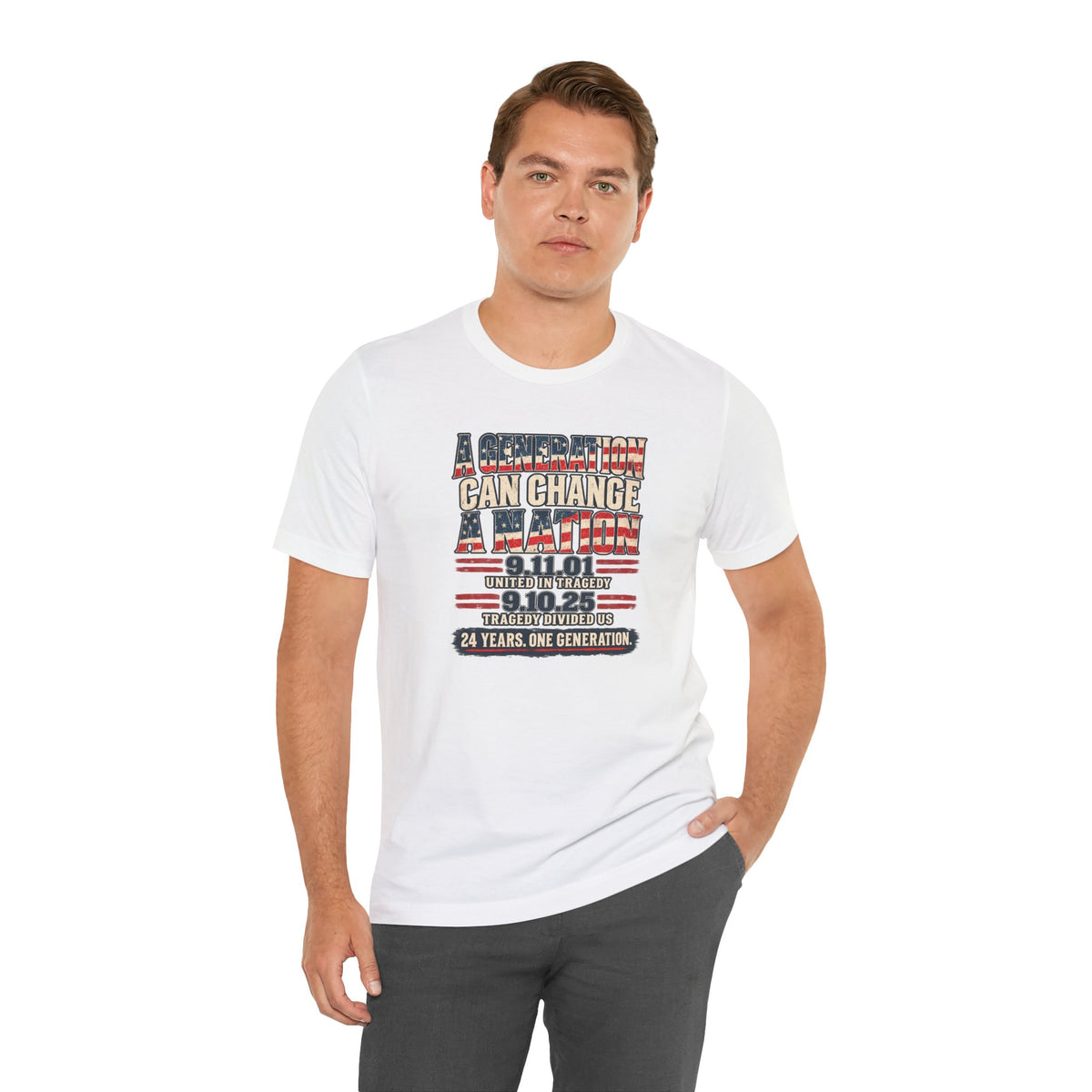A Generation Can Change a Nation | Patriotic Graphic Tee